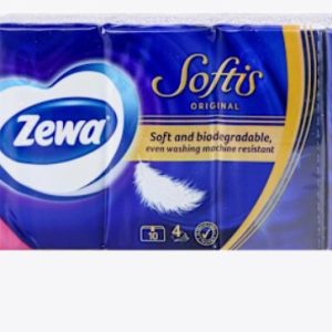 Zewa Papirne maramice Softis 8+2