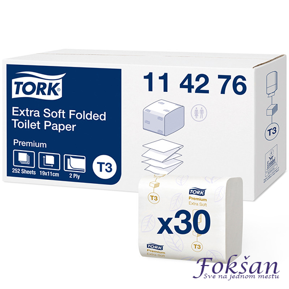 Tork T3 premium toalet papir u listićima 114276