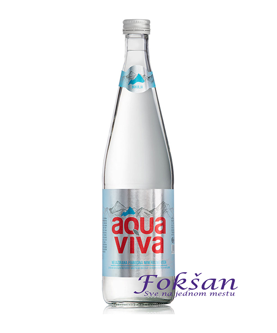 Aqua Viva mineralna voda staklo 0.75 l