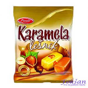 Bombone lešnik karamela 100g Pionir