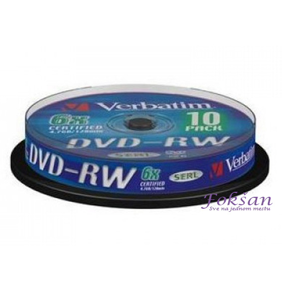 DVD-RW na štapu 4,7GB 10/1 Verbatim