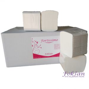 FORTISSIMO toalet papir složivi 200/1 u listićima. Pakovanje 30/1 100% celuloza