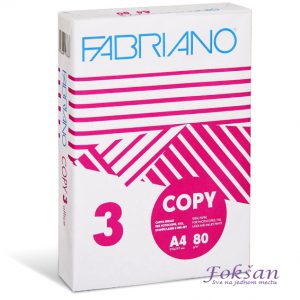 Fotokopir papir Fabriano A4 80g 500/1 Copy 3