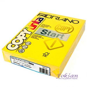 Fotokopir papir Fabriano A4 žuti 80g