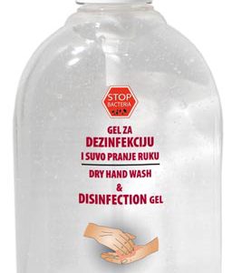 Antibakterijski gel za dezinfekciju ruku 500ml