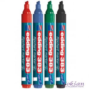 Marker za flipchart tablu Edding 383 kosi vrh