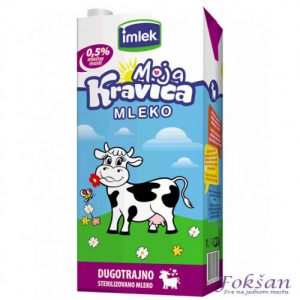 Dugotrajno Mleko Moja kravica 0,5% mlečne masti 1l