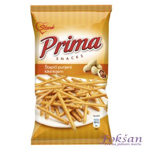 Štapići punjeni kikirikijem 230g Prima