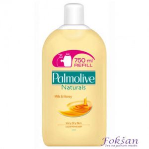 Tečni sapun Palmolive dopuna, mleko i med, 750ml