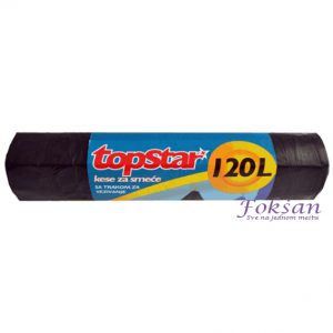 Top Star kese za smeće 120l 8/1 sa trakom